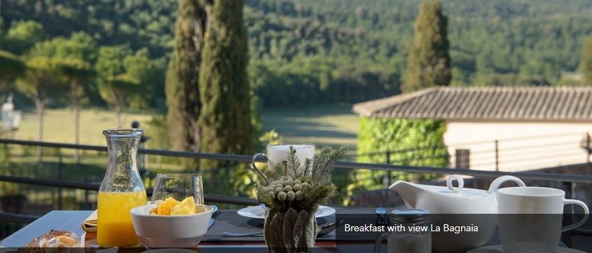 Borgo La Bagnaia - breakfast view Borgo La Bagnaia - breakfast view