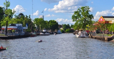 Tigre River in Tigre City, Buenos Aires