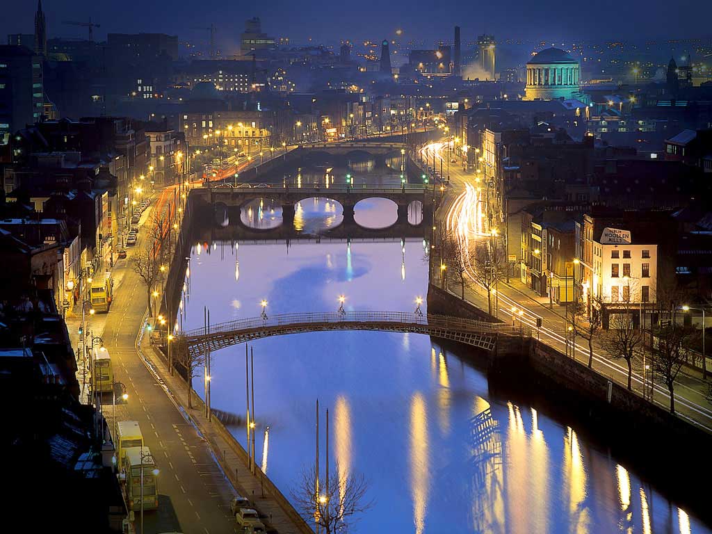 The River Liffey, Dublin The River Liffey, Dublin